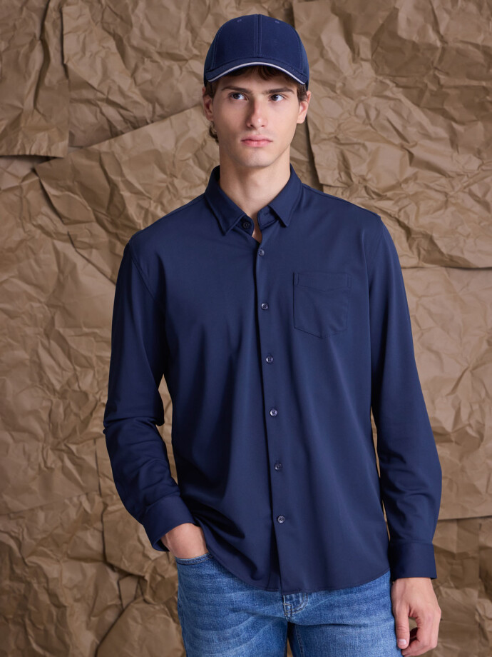 SHIRT ZINNIA MARINO