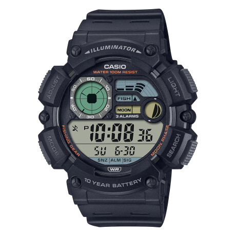 Reloj CASIO WS1500H-1AVDF en Resina Negro Esfera 50mm 0