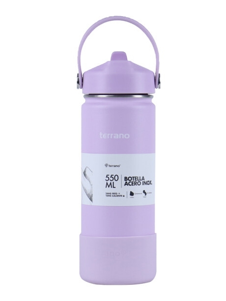 Botella Térmica con Pico 550mL. Lila