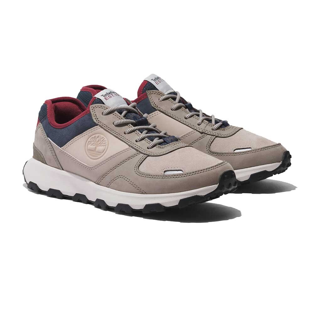Low Lace Up - Hombre Light Taupe Nubuck