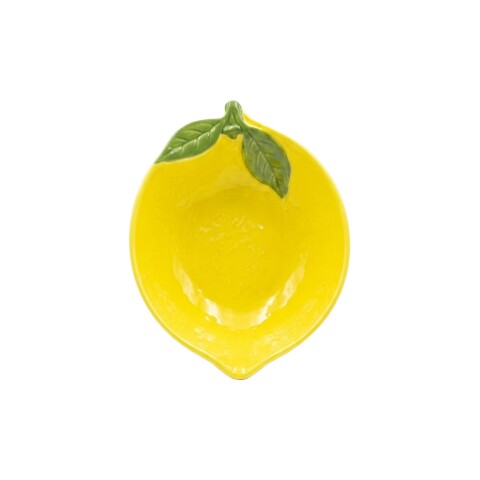 BOWL CERAMICA DIS LIMON 18X12X5CM Unica
