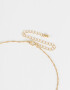 Bijouterie Set Con strass Set De Collar Y Aros Con Strass - Dorado