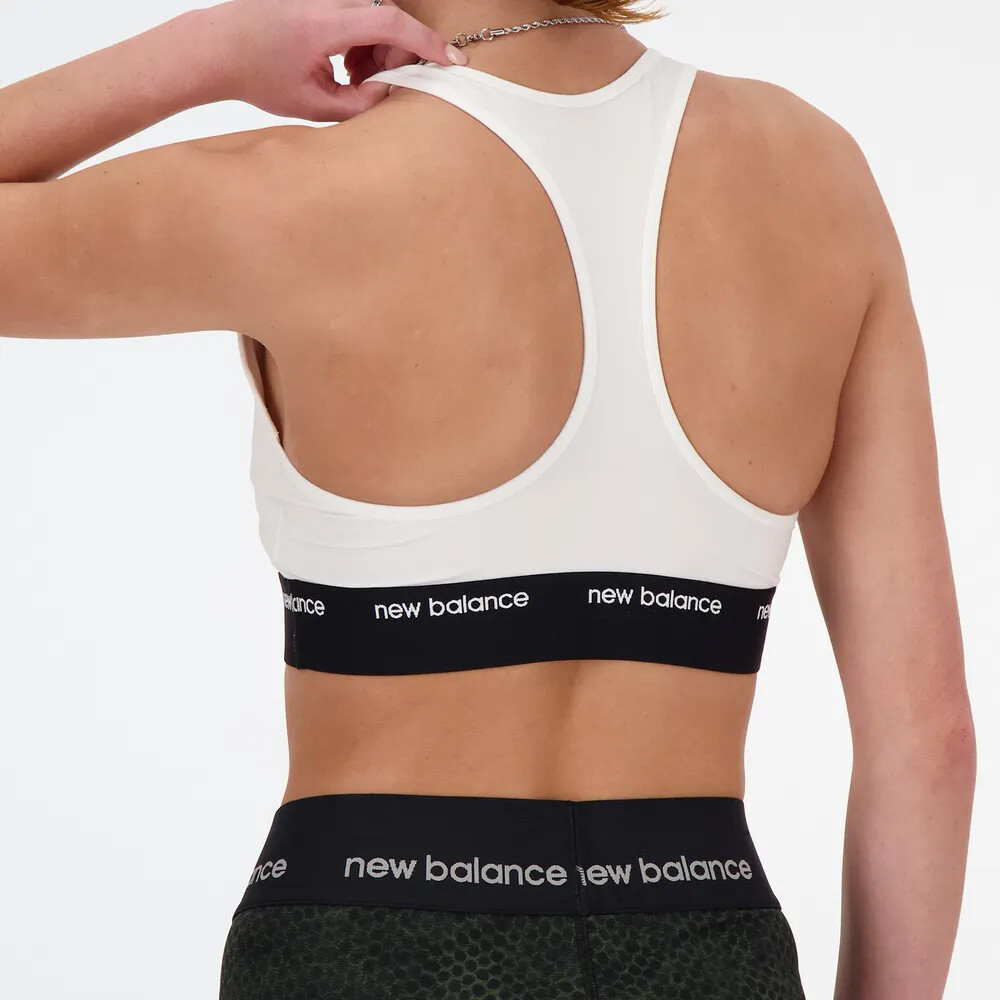 Nb Sleek Medium Support Sports Bra - Mujer White
