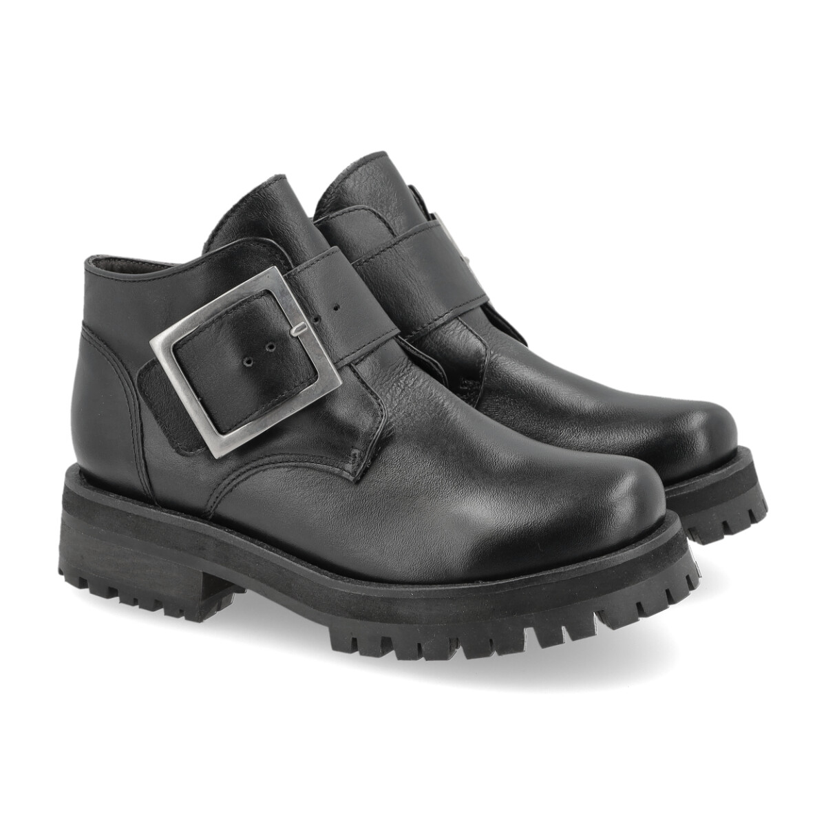 BOTA CUERO VERCELLI - NEGRO 