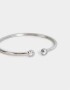 Brazaletes Premium Silver Brazaletes De Acero Quirúrgico - Plateado