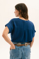 BLUSA VISCOSA AZUL