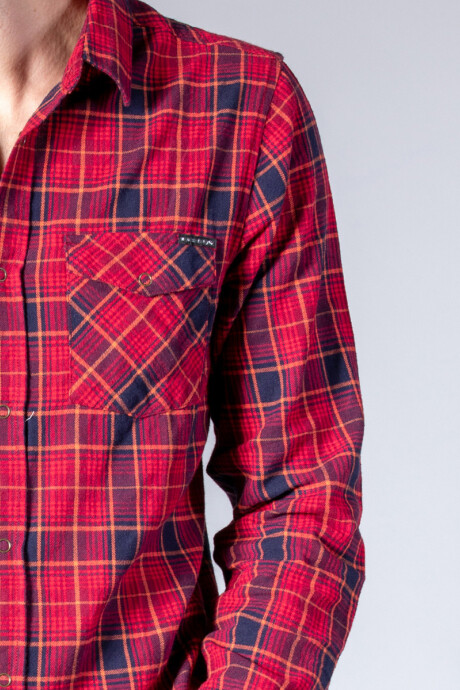 CAMISA WICK W20 RUSTY Rojo