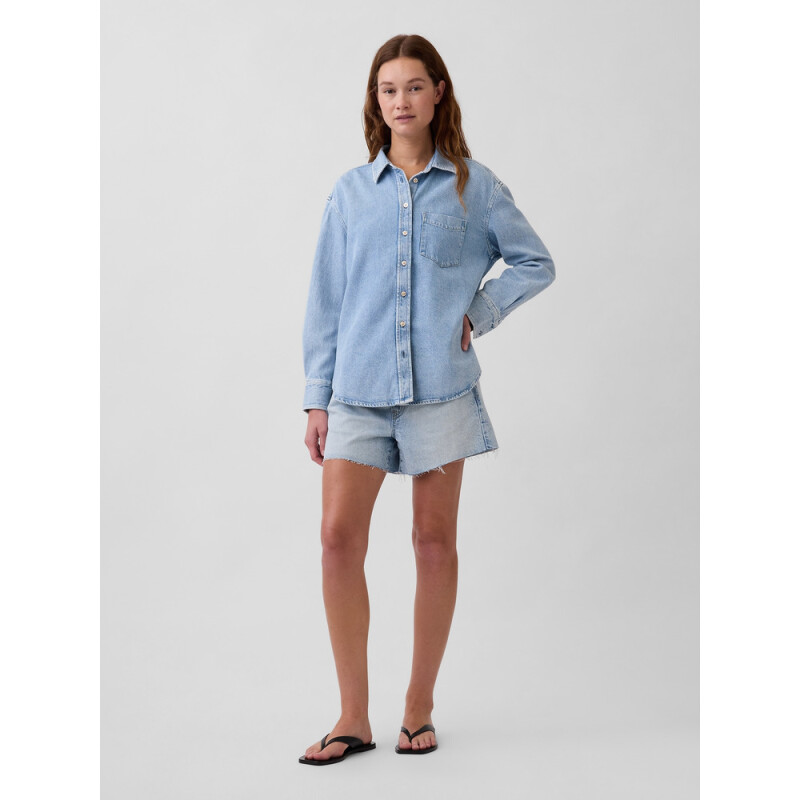 THE RELAXED SHIRT - LT ELLIS LIGHT WASH