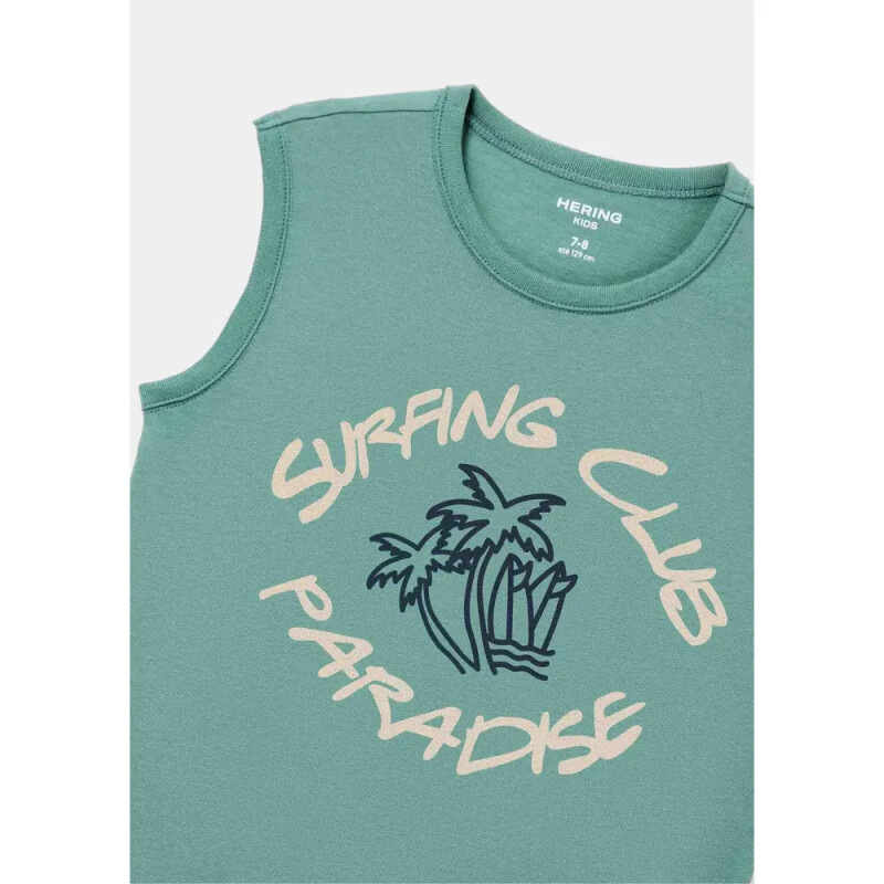 CAMISETA REGATA MASC VERDE MEDIO