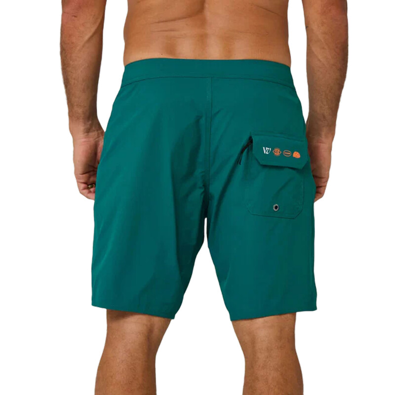 Boardshort Rivvia Cla 18.5" Wallflower - Verde Boardshort Rivvia Cla 18.5" Wallflower - Verde