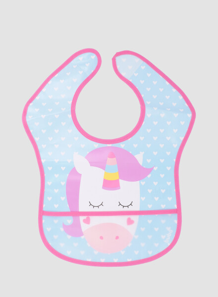 Babero impermeable unicorn Rosado