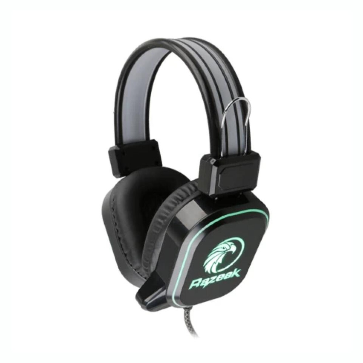 Auriculares Cableados Gamer RAZEAK RH-10 Con Micrófono Luz LED - Black 