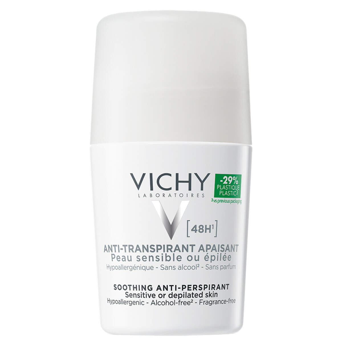 Desodorante Antitranspirante Calmante Piel Sensible 48H Roll-On 50 ml - Vichy 