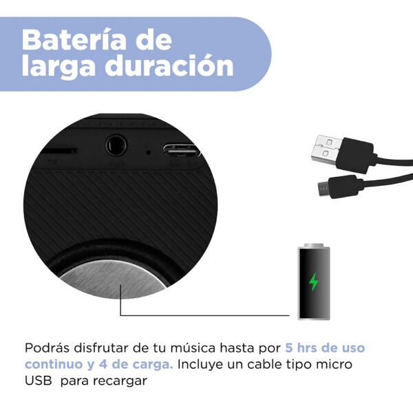 Parlante cuadrado negro