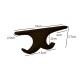 Set x2 soportes de techo doble MARRON OSCURO