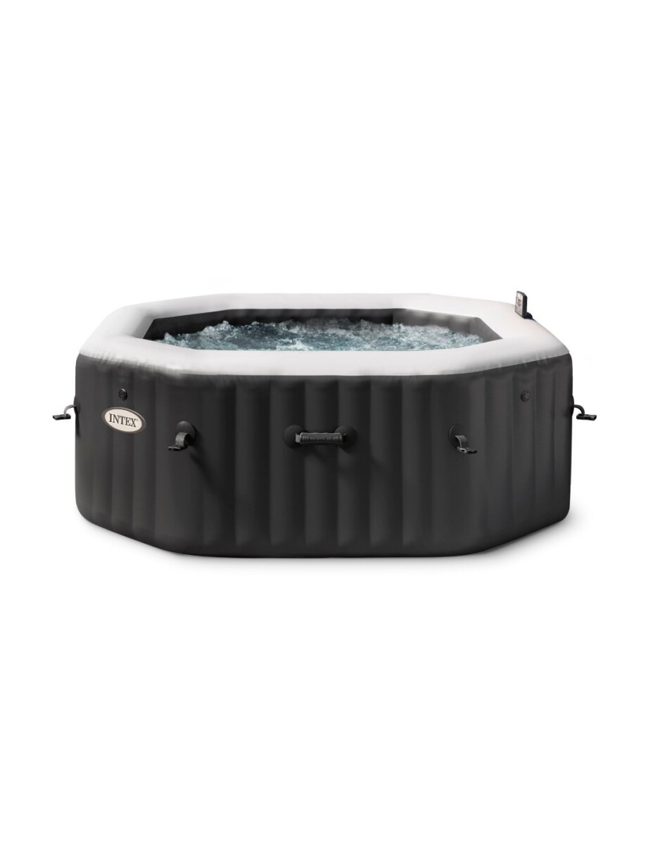 INTEX PURESPA DELUXE NEGRO CAPACIDAD 4 PERSONAS 