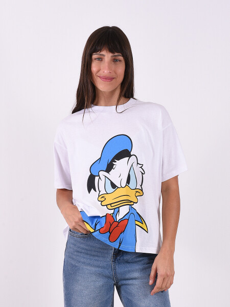 REMERA DONALD BLANCO