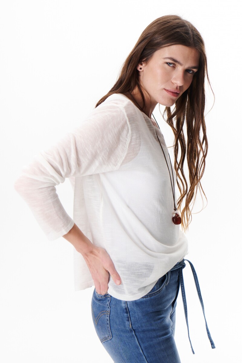 SWEATER LINO NATURAL