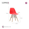 Sillas Eames Lumax Colorido Innovador Moderno Liso
