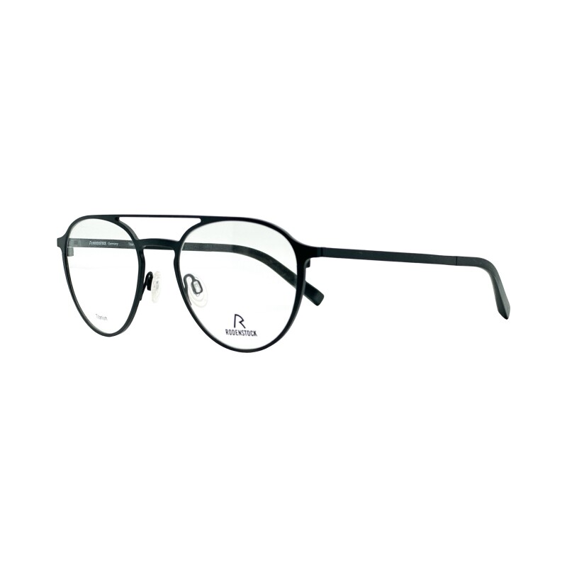 Rodenstock Redondo Oversize Doble Barra Negro Mate Rodenstock Redondo Oversize Doble Barra Negro Mate