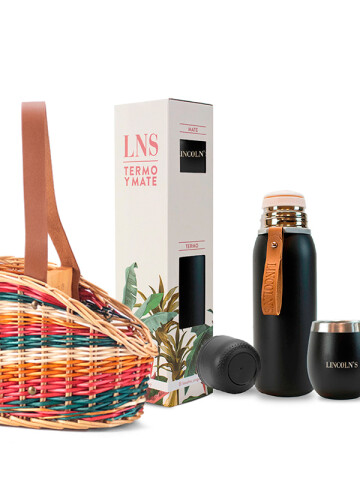 KIT MATERO LAOS NEGRO C/MULTICOLOR