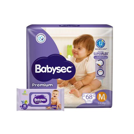Pañales Babysec Premium M 72 Unidades Pañales Babysec Premium M 72 Unidades