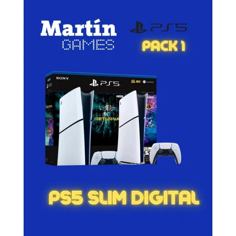 PS5 SLIM DIGITAL 0KM + 2 JUEGOS PS5 SLIM DIGITAL 0KM + 2 JUEGOS