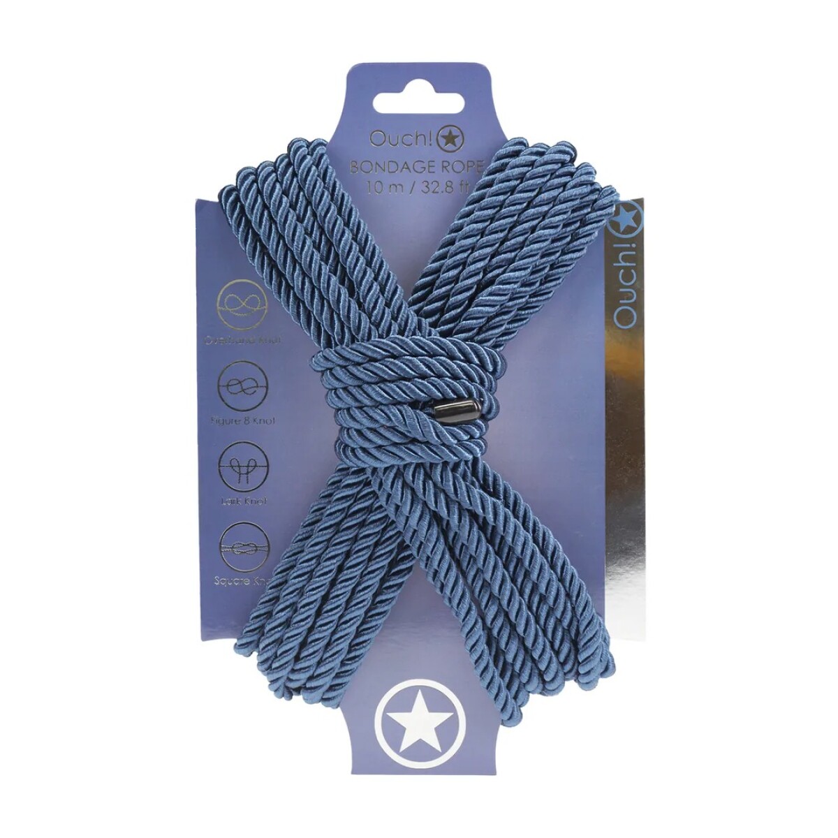 Soga para Sumisión Bondage Rope Ouch - Azul Navy 