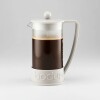 Cafetera Prensa Francesa Bodum Portátil de 1 Lt Blanco