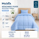 Imagen de Acolchado 1 Plaza Doble Faz Microfibra Térmico 150 x 230cm - Azul