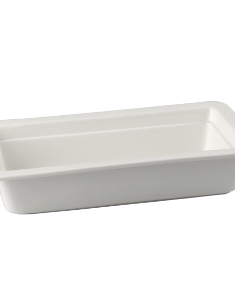 FUENTE DE PORCELANA 32.5X17.5X6.5CM BLANCO FUENTE DE PORCELANA 32.5X17.5X6.5CM BLANCO