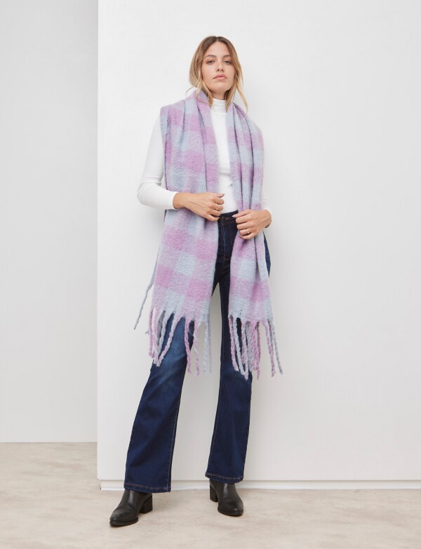 Bufandon Flecos LAVANDA/MULTI