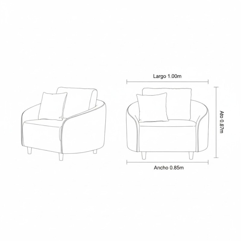 POLTRONA GINEBRA (CD) Unica