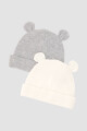 Pack gorritos osito Marfil