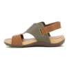 Sandalia Country Mujer Con Pulsera Whisky-oliva