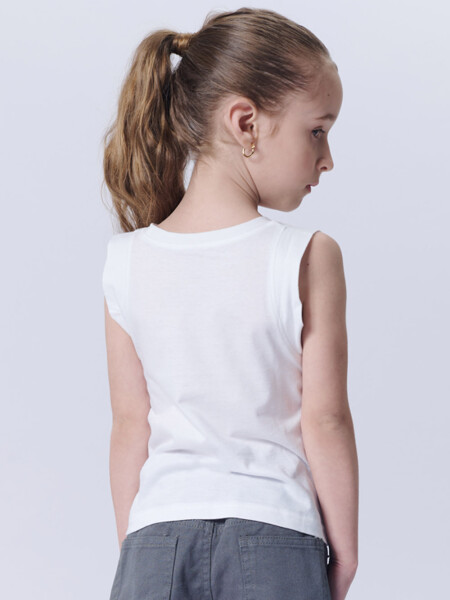 Musculosa básica Good Energy Blanca