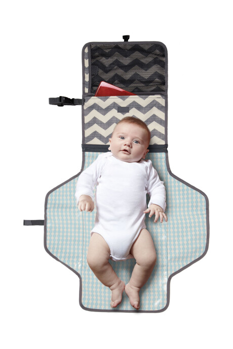 Cambiador portátil Para Bebé con estuche para toallitas húmedas 0