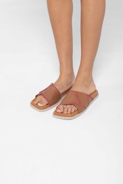 SANDALIA AZALEA Camel Y Fucs