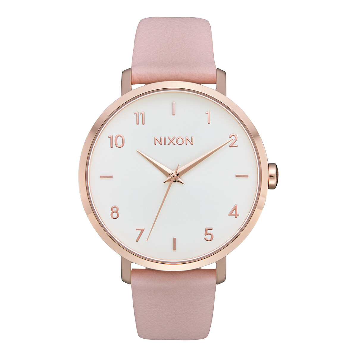 Reloj Nixon Clasico Cuero Rosa 