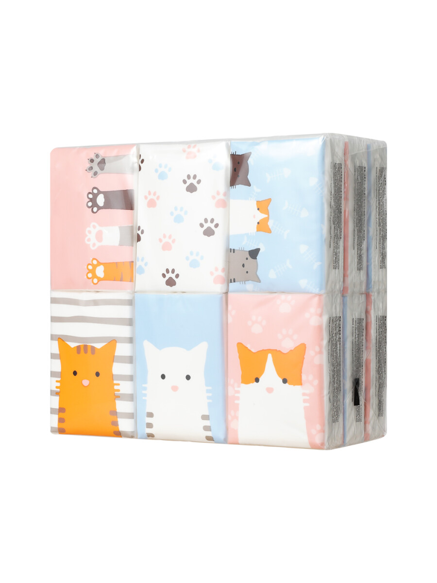 Tissue gatitos 18 pcs 