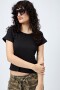 REMERA SANTA Negro