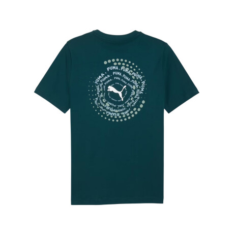 PUMA GRAPHIC EXECUTION TEE Turquoise