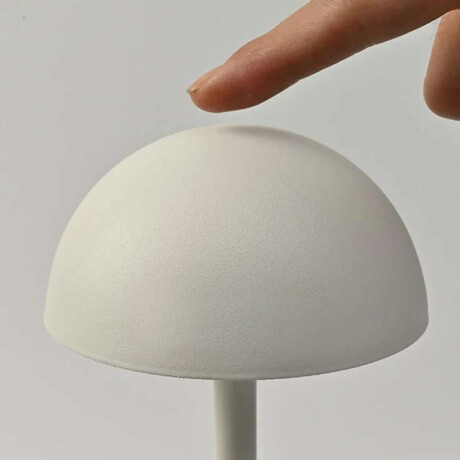 Lámpara de Mesa y Escritorio Minimalista con Luz Led Base Ondulada Blanco