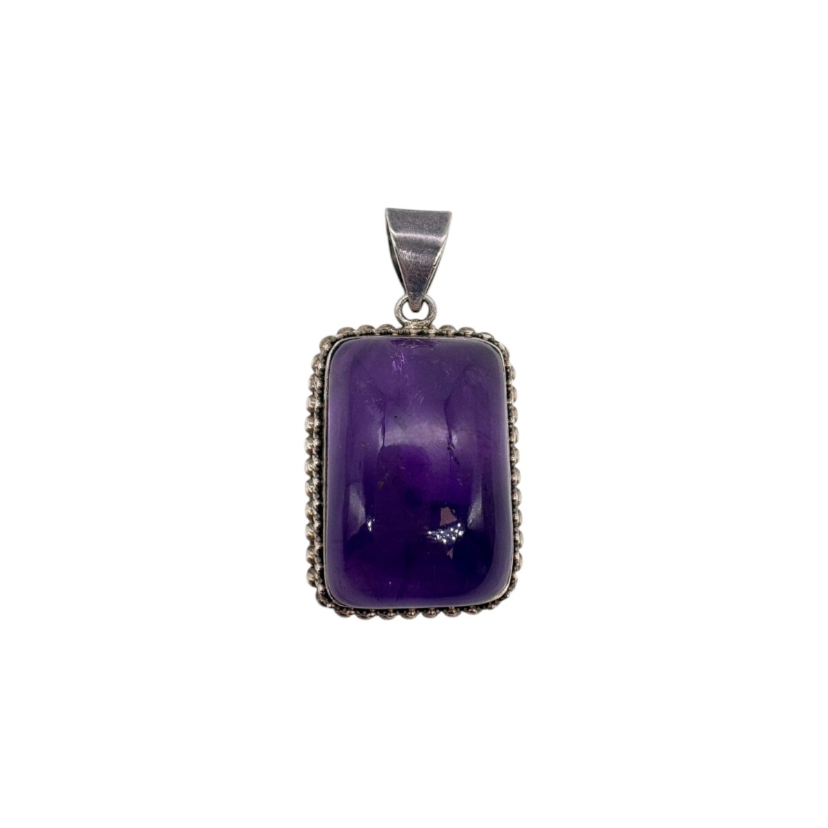 Dije Colgante Rectángulo Amatista Imperial -Plata 92--CP4295 - conpiedra 