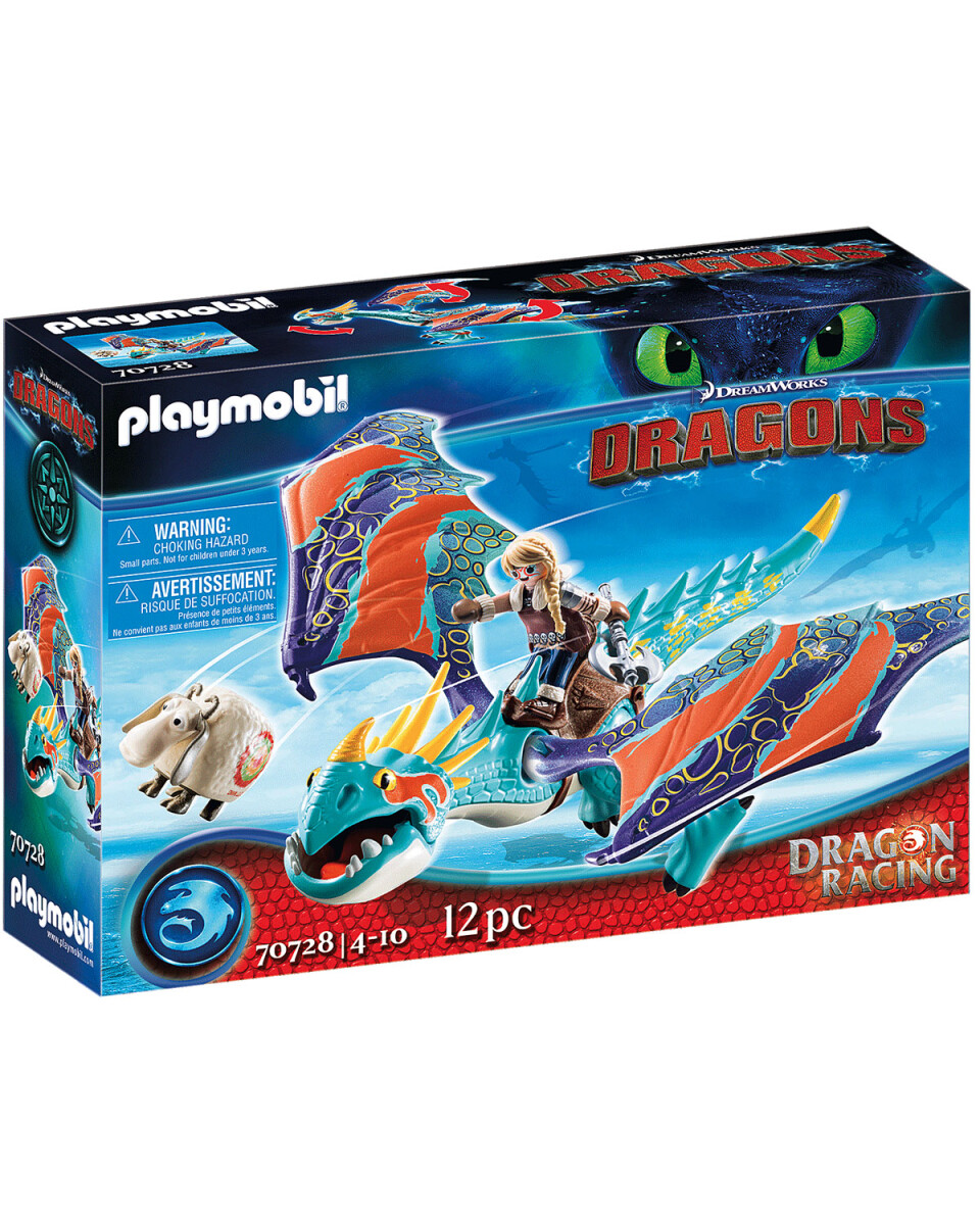 Playmobil Dragons Astrid y Tormenta 12 piezas 