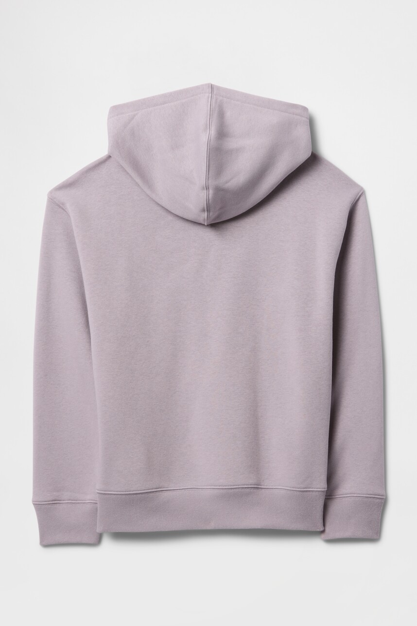 Buzo Canguro Logo Gap Niño Minimal Grey 906