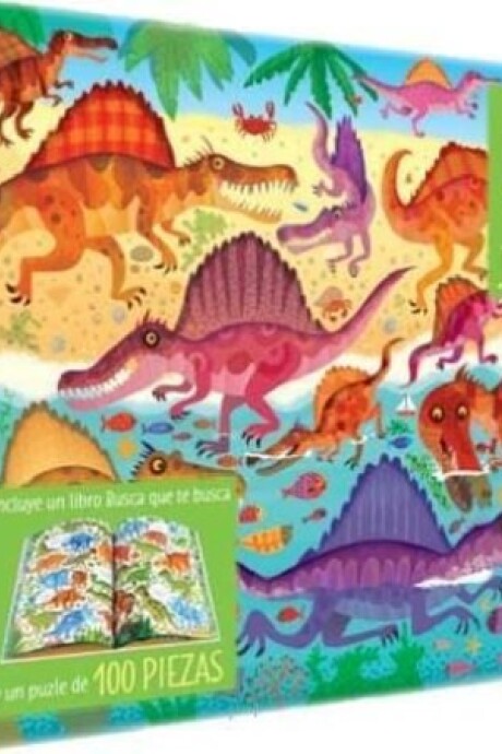 DINOSAURIOS. LIBRO Y PUZLE DINOSAURIOS. LIBRO Y PUZLE