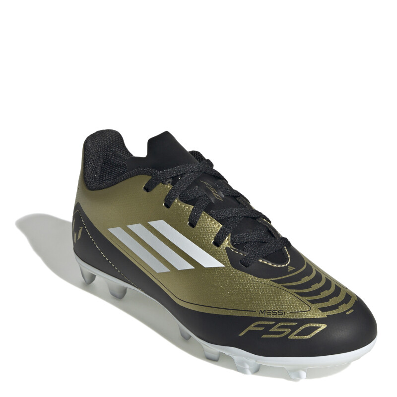 Championes Infantiles Adidas Messi F50 Club MG Dorado - Negro - Blanco