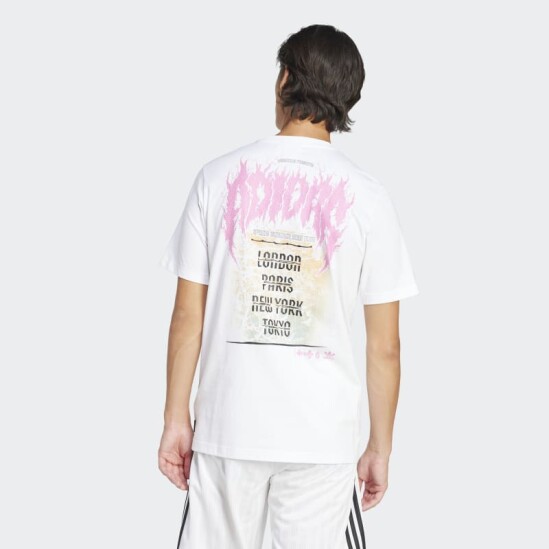 Remera Adidas Trifolio Series Fashion Elevated Blanco