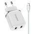 Cargador Foneng Eu20 + Cable Tipo-c 2 Usb 2.4a CARGADOR FONENG EU20 USB C 2.4A 2 USB